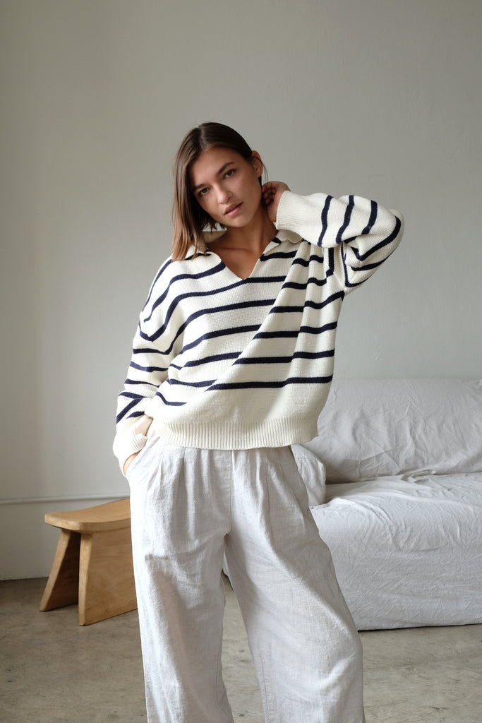 Camille Stripe Sweater