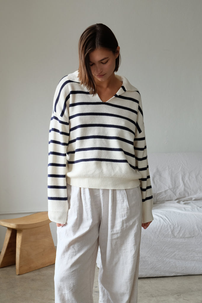 Camille Stripe Sweater