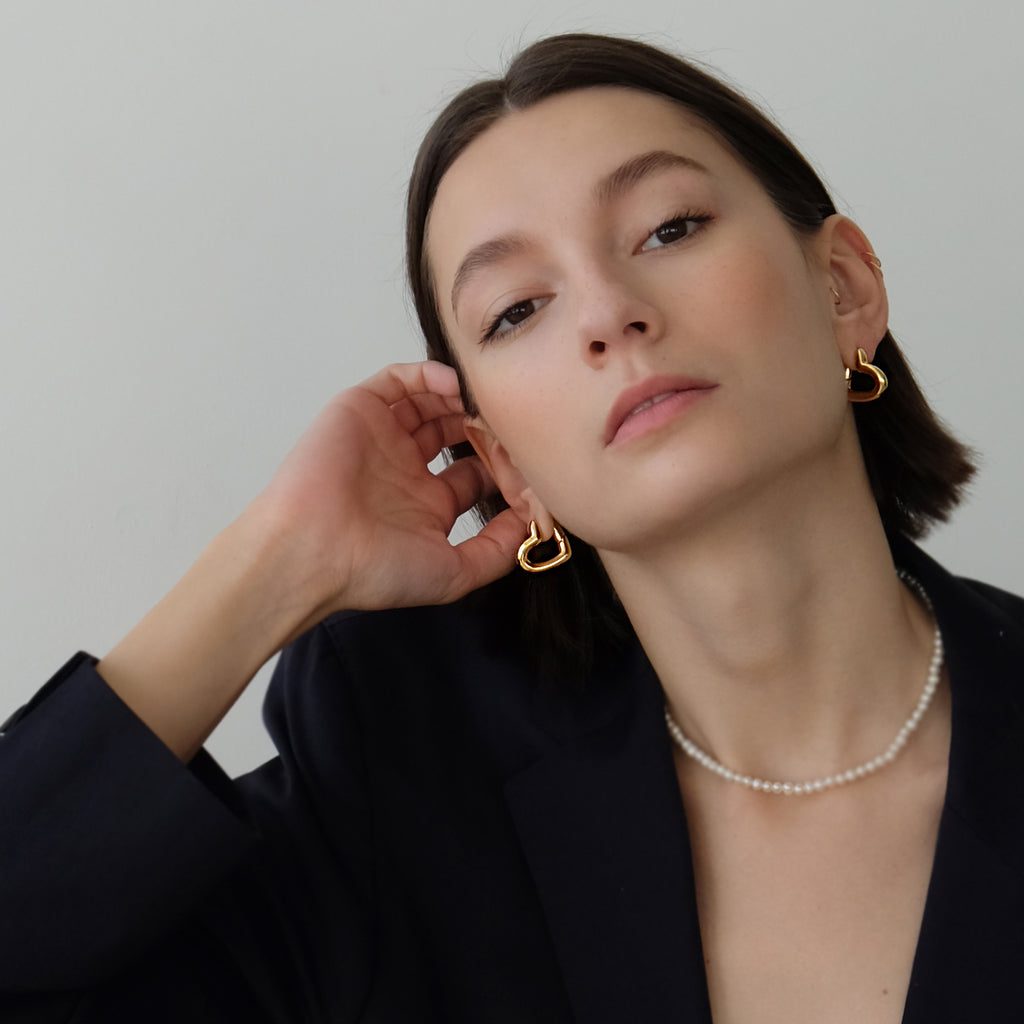 Heart Hoops Gold