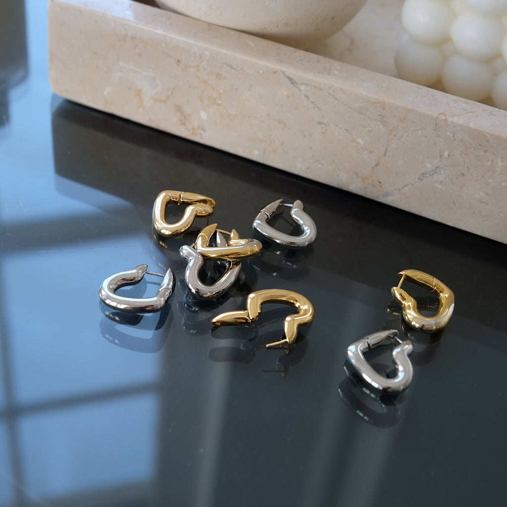 Heart Hoops Gold
