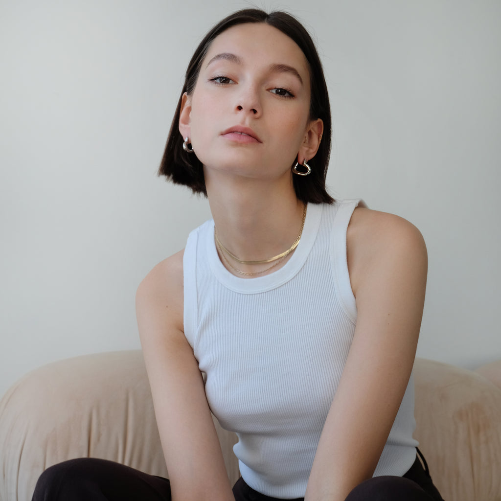 Heart Hoops Silver